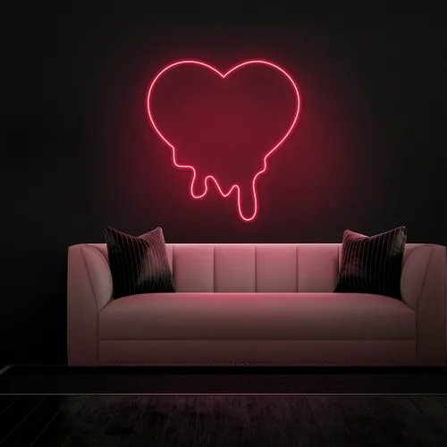 Melting Heart Neon sign - Imprint Now - CA