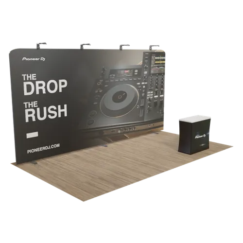 Custom Zip-up Trade Show Display 6.1 m x 3.1 m - Imprint Now - CA