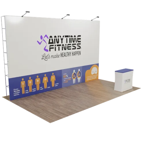 Custom Pop-up Trade Show Display 6.1 m x 3 m - Imprint Now - CA