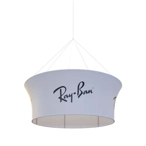 Custom Tapered Circle Personalised Trade Show Hanging Signs - Imprint Now - CA