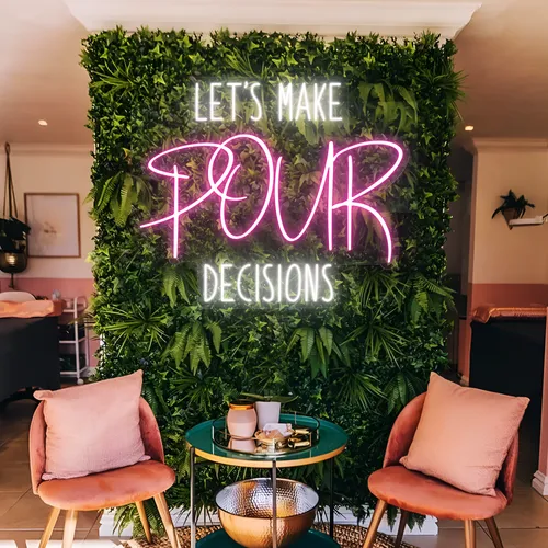 Let's Make Pour Decisions Neon Signs - Imprint Now - CA