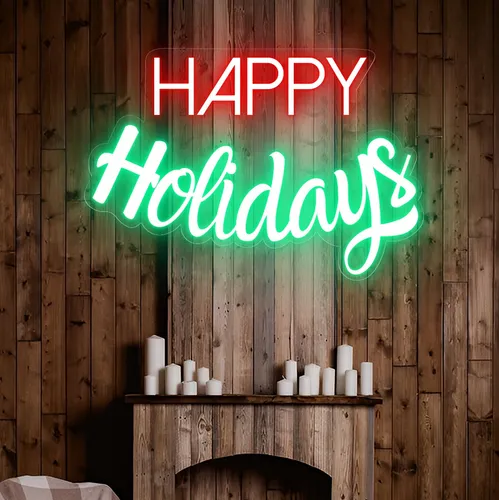 Happy Holidays Neon Sign - Imprint Now - CA