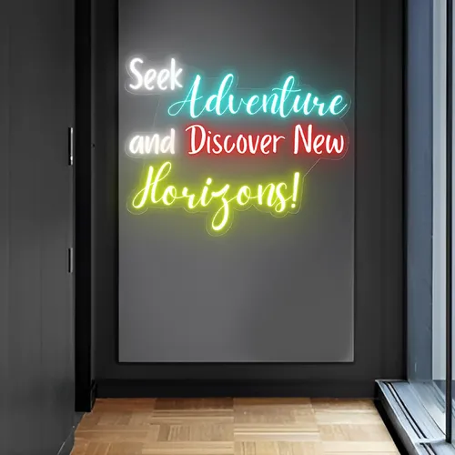 Seek Adventure Neon Sign - Imprint Now - CA