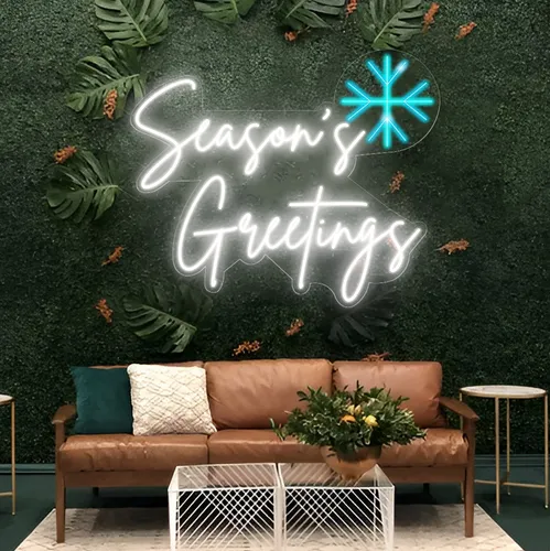 Season’s Greetings Neon Sign - Imprint Now - CA