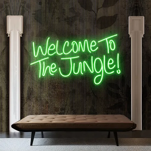 Welcome To The Jungle LED Neon Sign - Imprint Now - CA