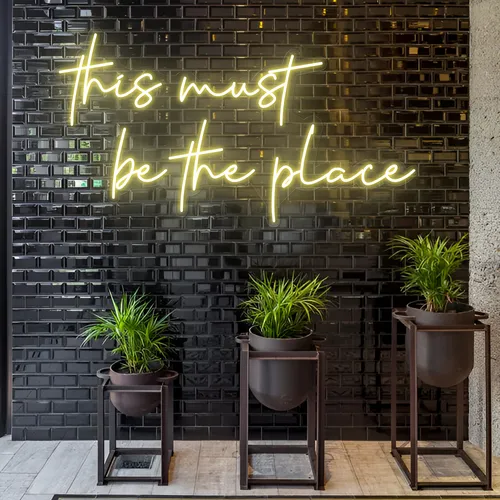This Must Be The Place LED Neon Sign - Imprint Now - CA