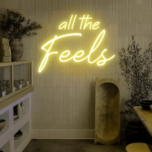 All The Feels Neon Sign - Imprint Now - CA