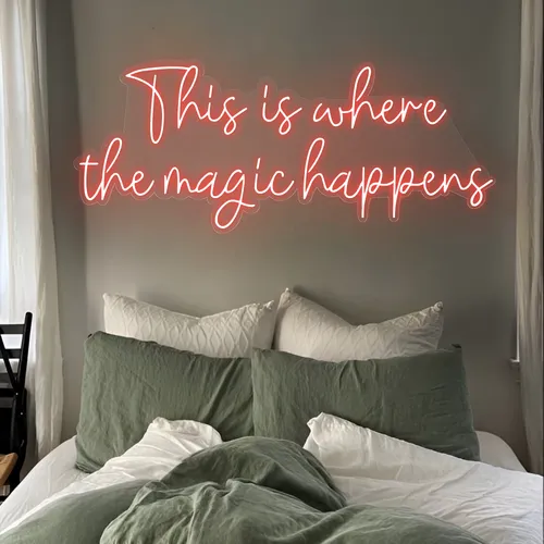 This is Where The Magic Happens Neon Sign - Imprint Now - CA