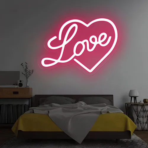 Heart Love Neon Sign - Imprint Now - CA