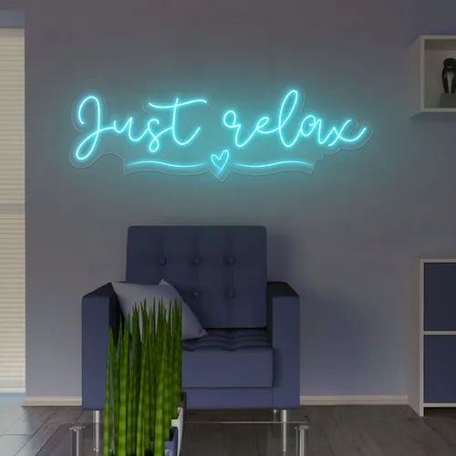 Just Relax Neon Sign - Imprint Now - CA