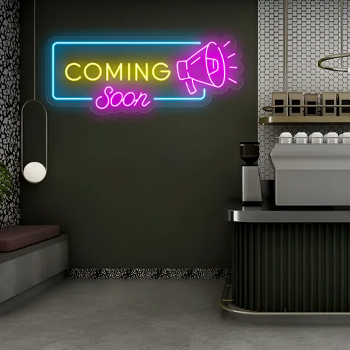 Coming Soon Neon Sign - Imprint Now - CA