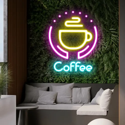 Captivating Coffee Neon Sign - Imprint Now - CA
