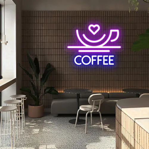 Charm with Love Coffee Neon Sign - Imprint Now - CA