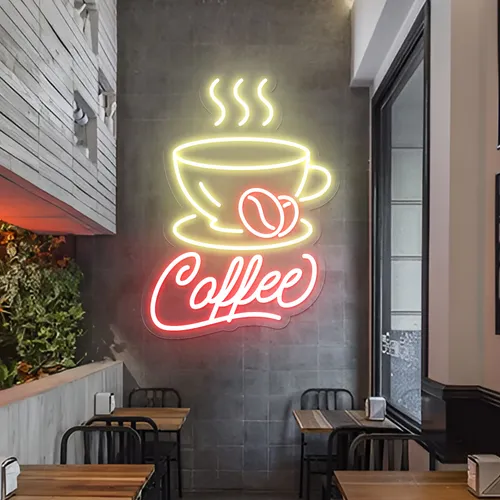Classy Gleam Coffee Neon Sign - Imprint Now - CA