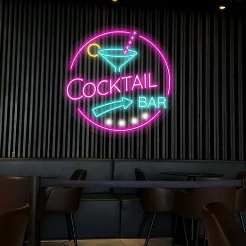 Radiant Cocktail Bar Neon Sign - Imprint Now - CA