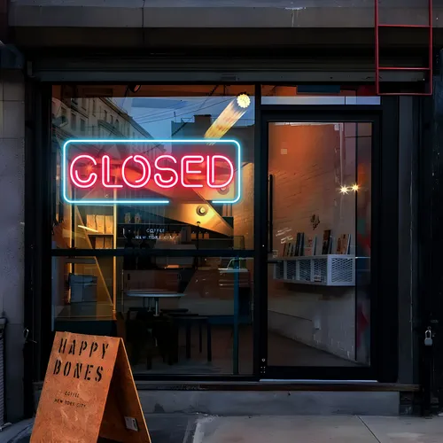 Closed Neon Sign - Imprint Now - CA