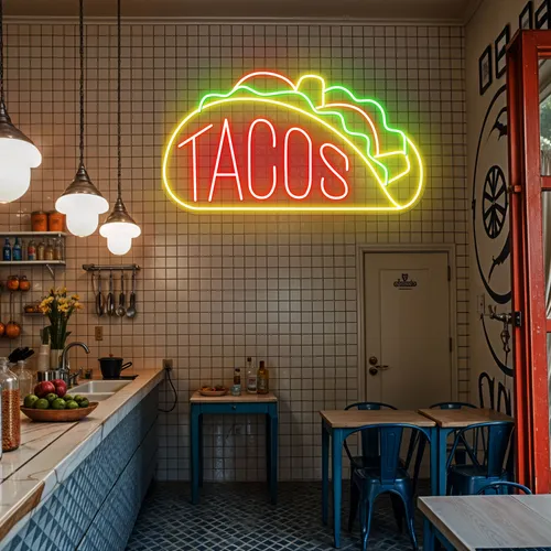 Neon Taco Sign - Imprint Now - CA