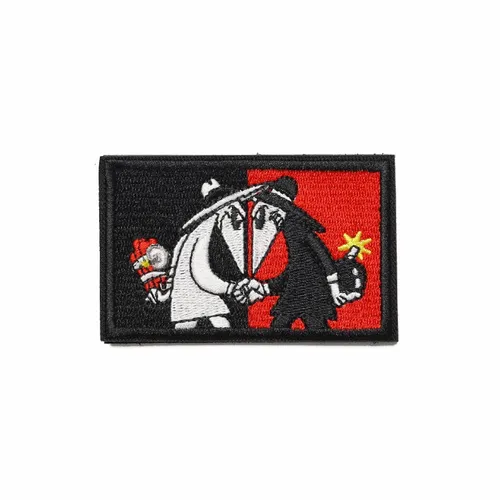 Black and Red White Hat vs Black Hat Patch - Imprint Now - CA