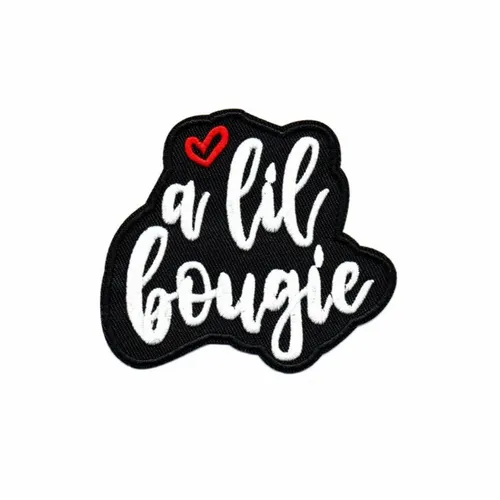 Black and White A lil Bougie Patch - Imprint Now - CA