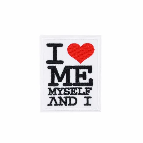 Black and White Me Myself and I Patch - Imprint Now - CA