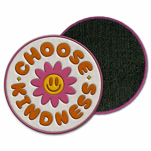 Round Choose Kindness Velcro Patch - Imprint Now - CA
