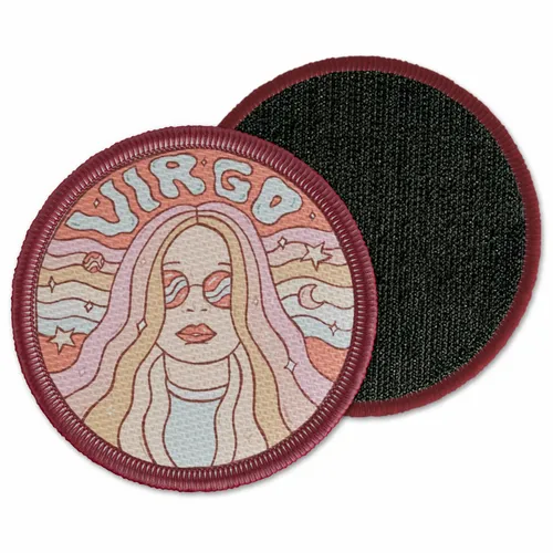 Round Virgo Velcro Patch - Imprint Now - CA
