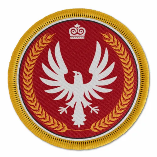 Yello and Red Bird Military Patch - Imprint Now - CA
