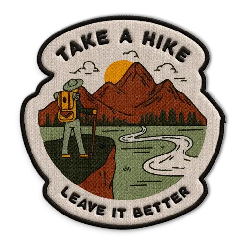 Take A Hike Hat Patch - Imprint Now - CA