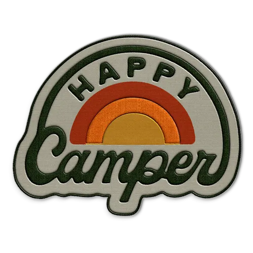 Happy Camper Hat Patch - Imprint Now - CA