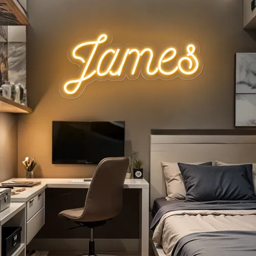 James Neon Sign - Imprint Now - CA