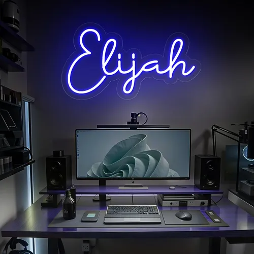 Elijah Neon Sign - Imprint Now - CA