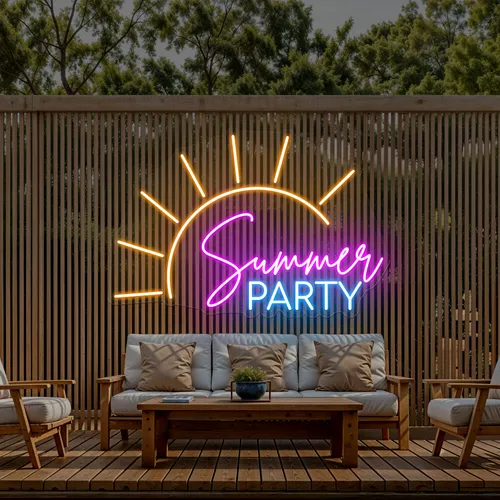 Cool Summer Party Neon Sign - Imprint Now - CA