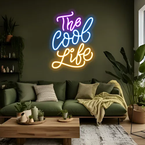 The Cool Life Neon Sign - Imprint Now - CA