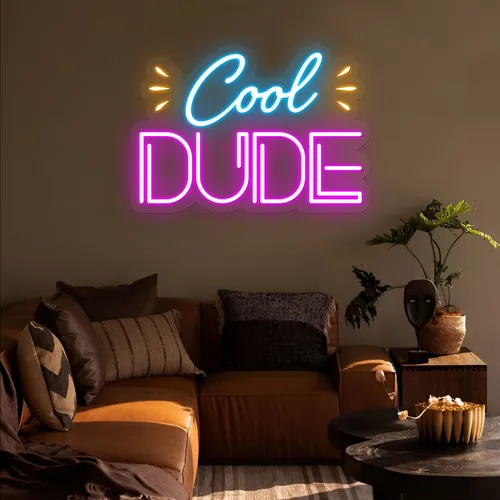 Cool Dude Neon Sign - Imprint Now - CA