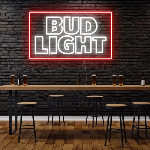 Simple Bud Light Neon Sign - Imprint Now - CA