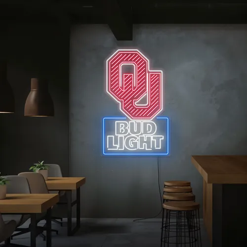 OU Bud Light Neon Sign - Imprint Now - CA