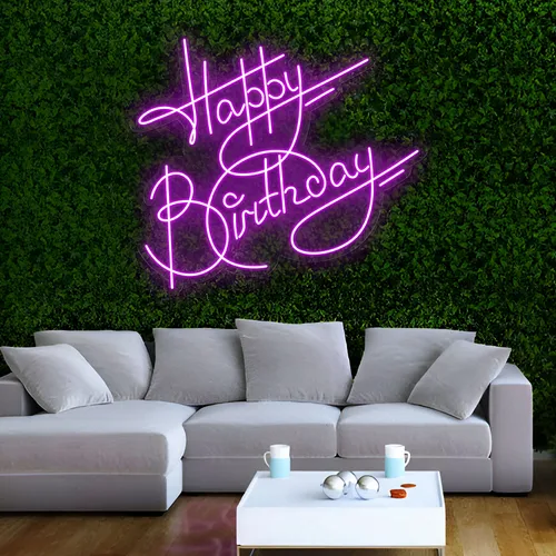 Oh So Hot Happy Birthday Neon Sign - Imprint Now - CA