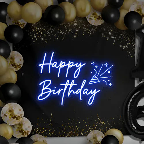 Happy Birthday Cheers Neon Sign - Imprint Now - CA