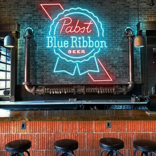 Pabst Blue Ribbon Neon Sign - Imprint Now - CA