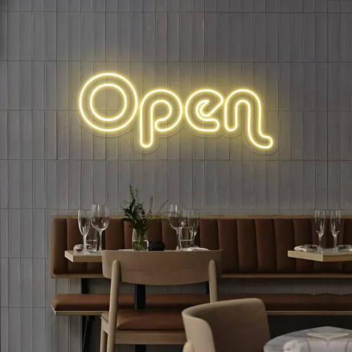 Bright Open Neon Sign - Imprint Now - CA