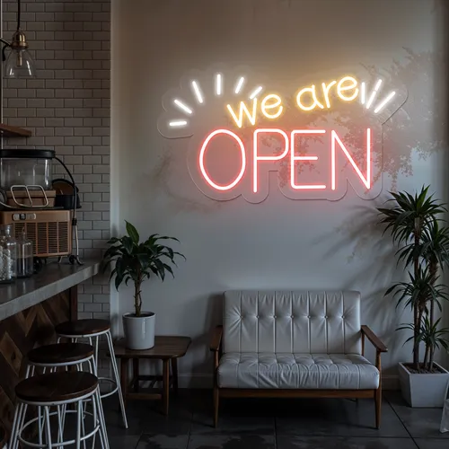 Eye-Catching Open Neon Sign - Imprint Now - CA