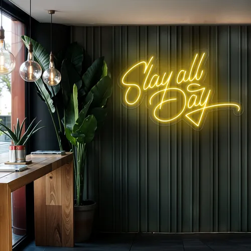 Slay All Day Neon Sign - Imprint Now - CA