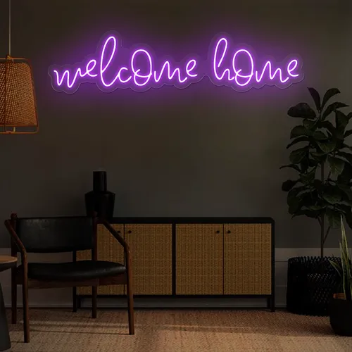 Welcome Home Neon Sign - Imprint Now - CA
