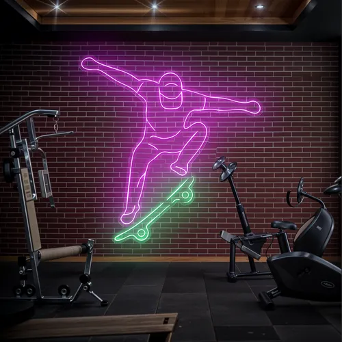 Skater Glow Neon Sign - Imprint Now - CA