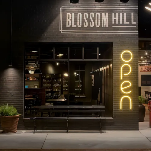 Open Vertical Neon Sign - Imprint Now - CA