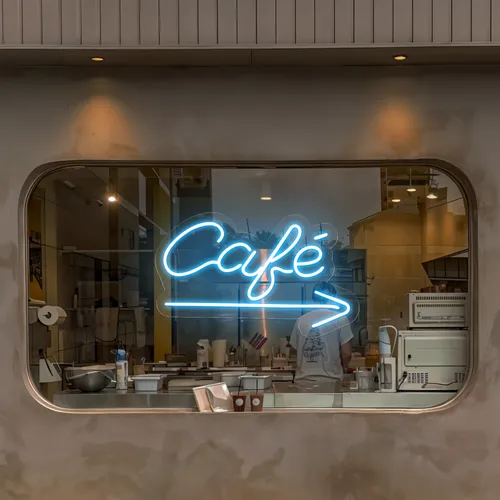 Cafe Window Neon Sign - Imprint Now - CA