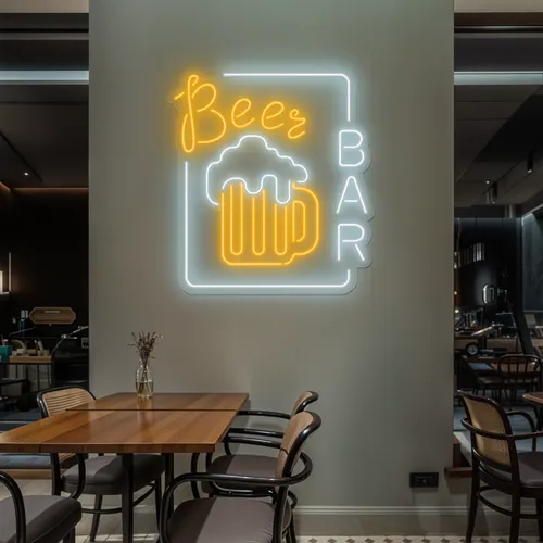 Beer Bar Vertical Neon Sign - Imprint Now - CA