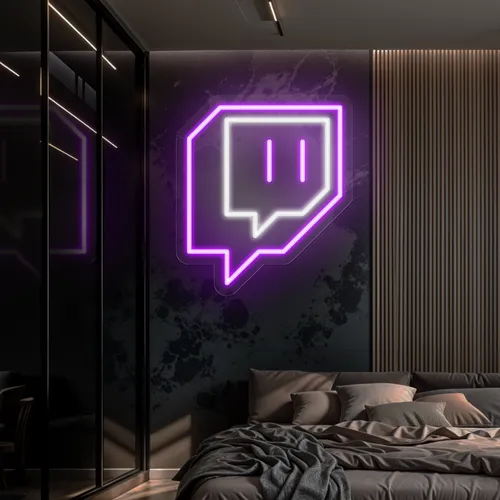 Twitch Logo Wall Neon Sign - Imprint Now - CA