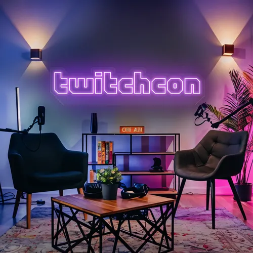 TwitchCon Gamer Lounge Neon Sign - Imprint Now - CA