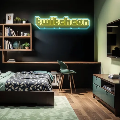 TwitchCon Bedroom Aesthetic Neon Sign - Imprint Now - CA